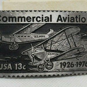 Commercial Aviation U.S.A 13 Cents Belt Buckle